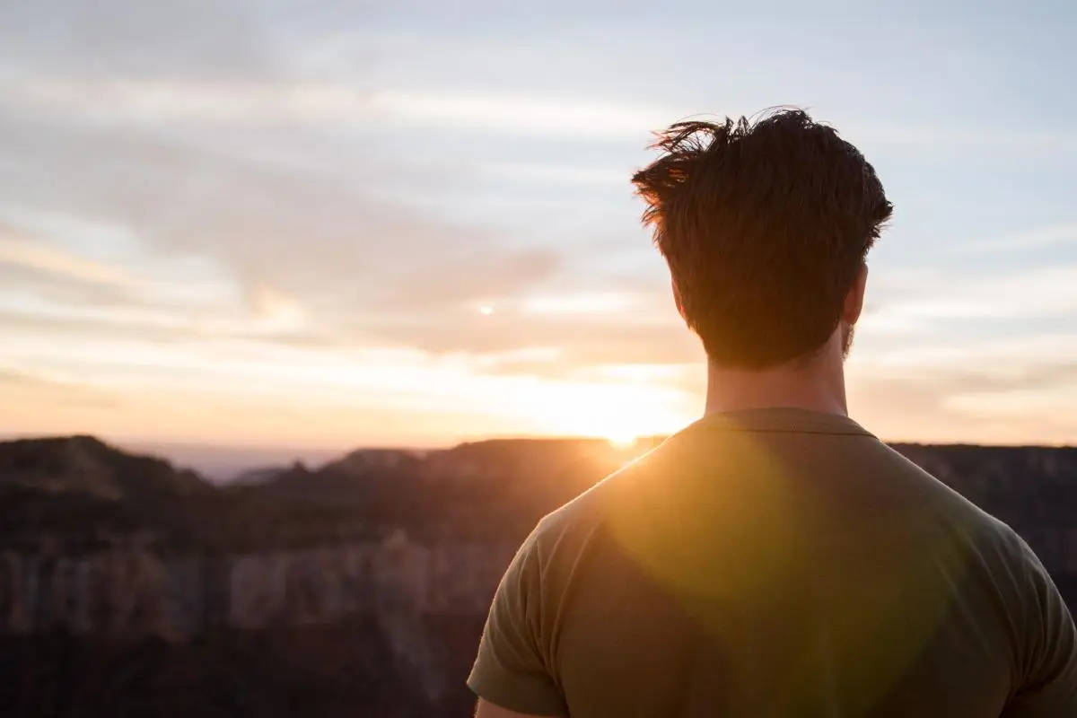 man looking in the distance thinking about how sober living can help with co-occurring disorders