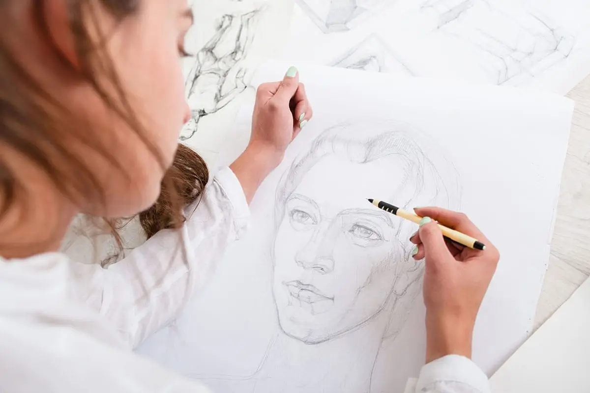 a woman participating in some hobbies in sober living