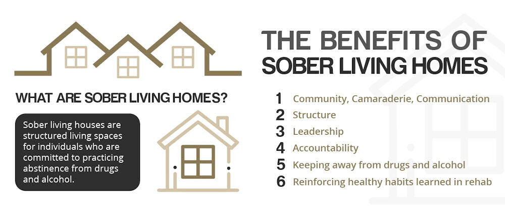 benefits of sober living homes