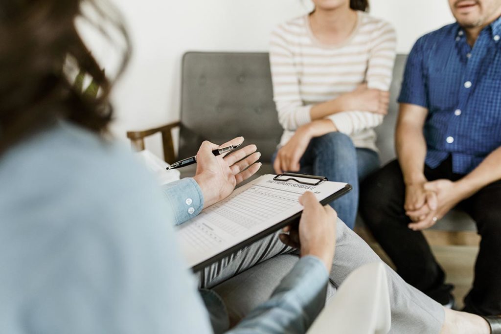group at a concierge recovery center within your insurance