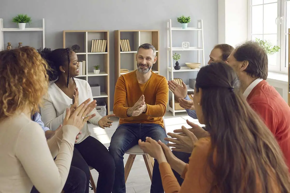 a group participates in an inpatient rehab center