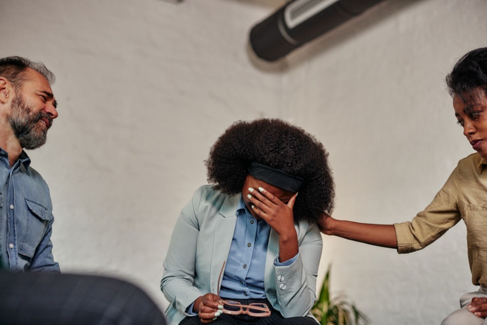 people with cocaine addiction getting therapy