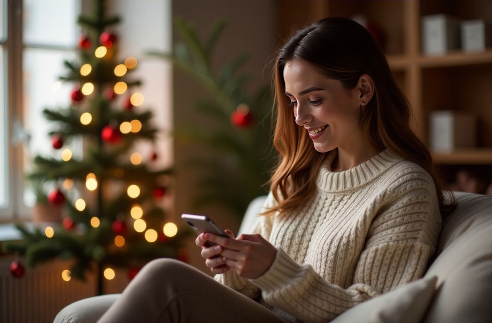 a-woman-smiling-on-the-phone-by-a-tree