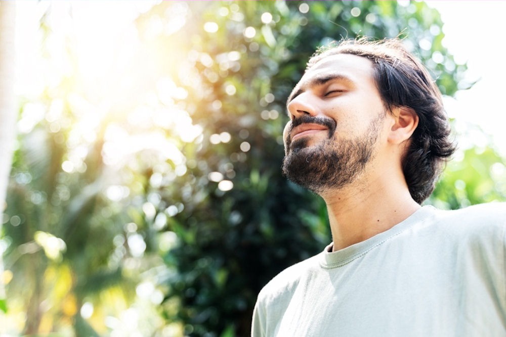 a-man-soaking-in-vitamin-d-for-depression